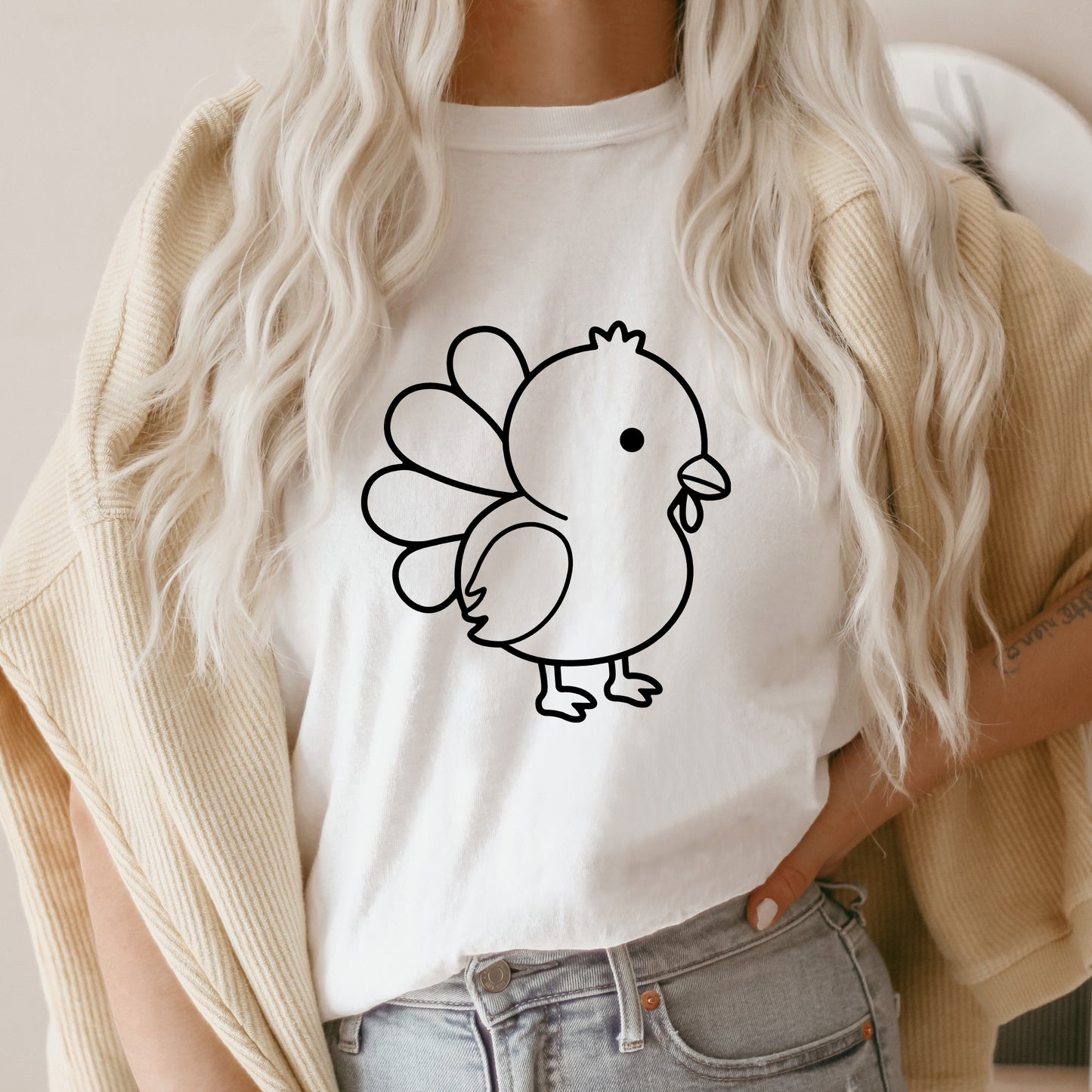 Thanksgiving Turkey SVG, Cute Turkey Vector, Baby Turkey Clipart, Cute Animal Cut file, Thanksgiving Day Cutting files Digital Download