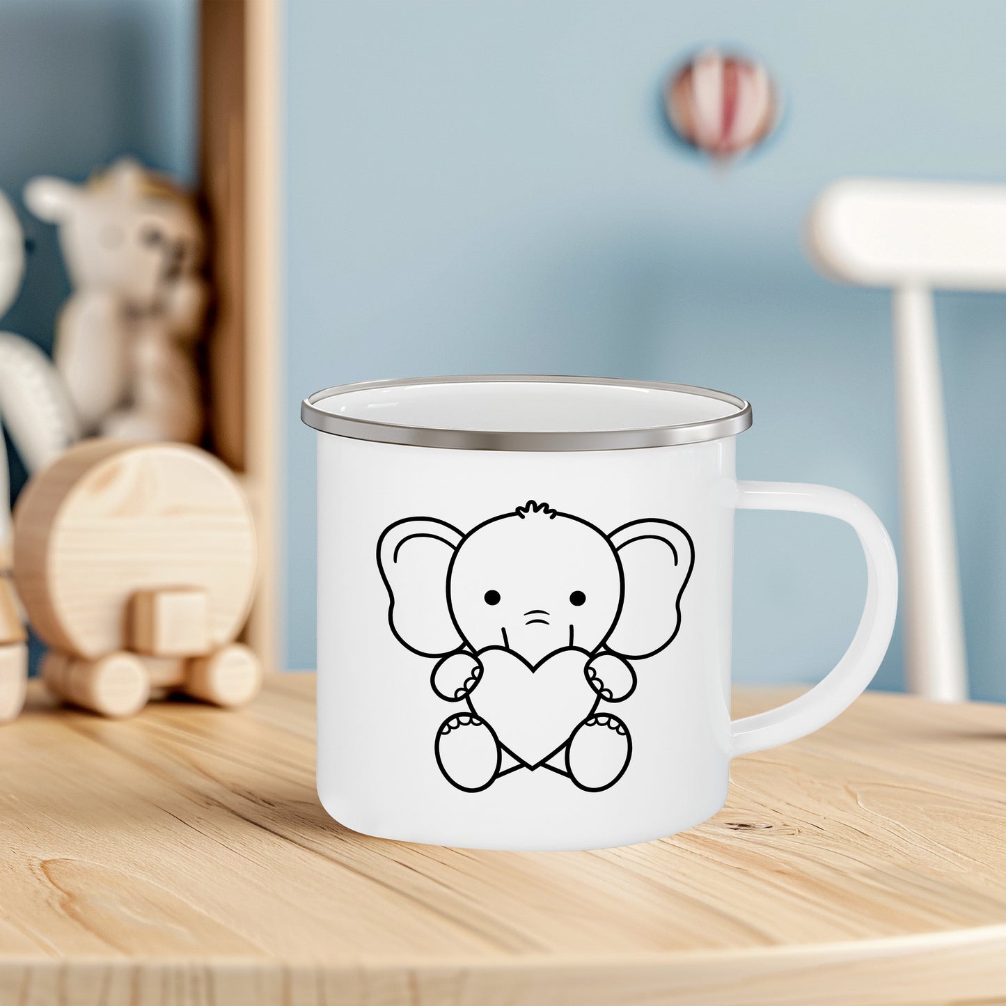 Elephant with Heart SVG, Valentine Elephant Vector, kids Elephant shirt PNG, Elephant clipart, Cute Elephant Cut files Digital Download