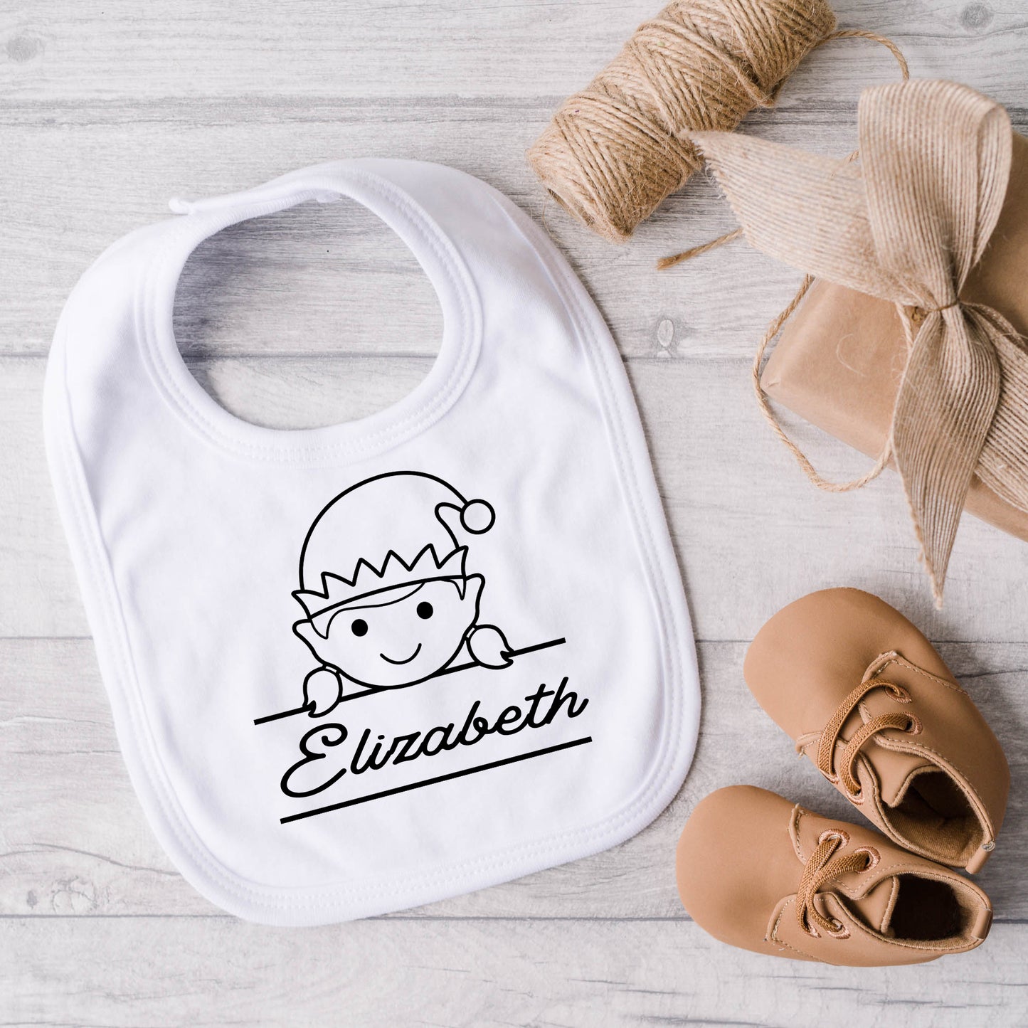 Christmas Name Frame SVG, Santa Split Monogram, Elves Clipart, Cute Mrs Claus, Baby Reindeer Kids Xmas Shirt Cutting files Digital Download