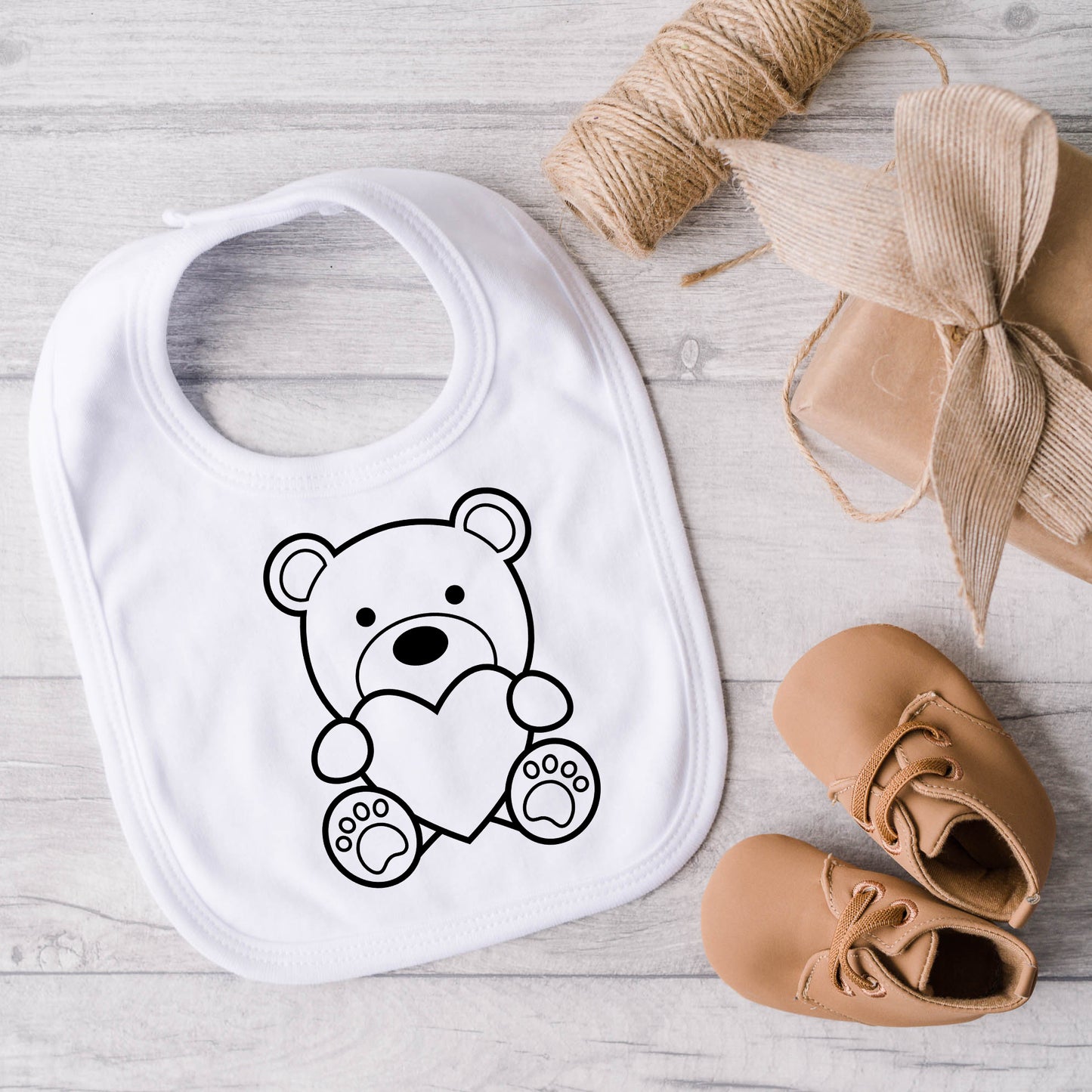 Bear with Heart SVG, Valentine's Day Animal Clipart, Cute Bear Outline Vector, Valentine Gift, Valentines Bear Cut files Digital Download