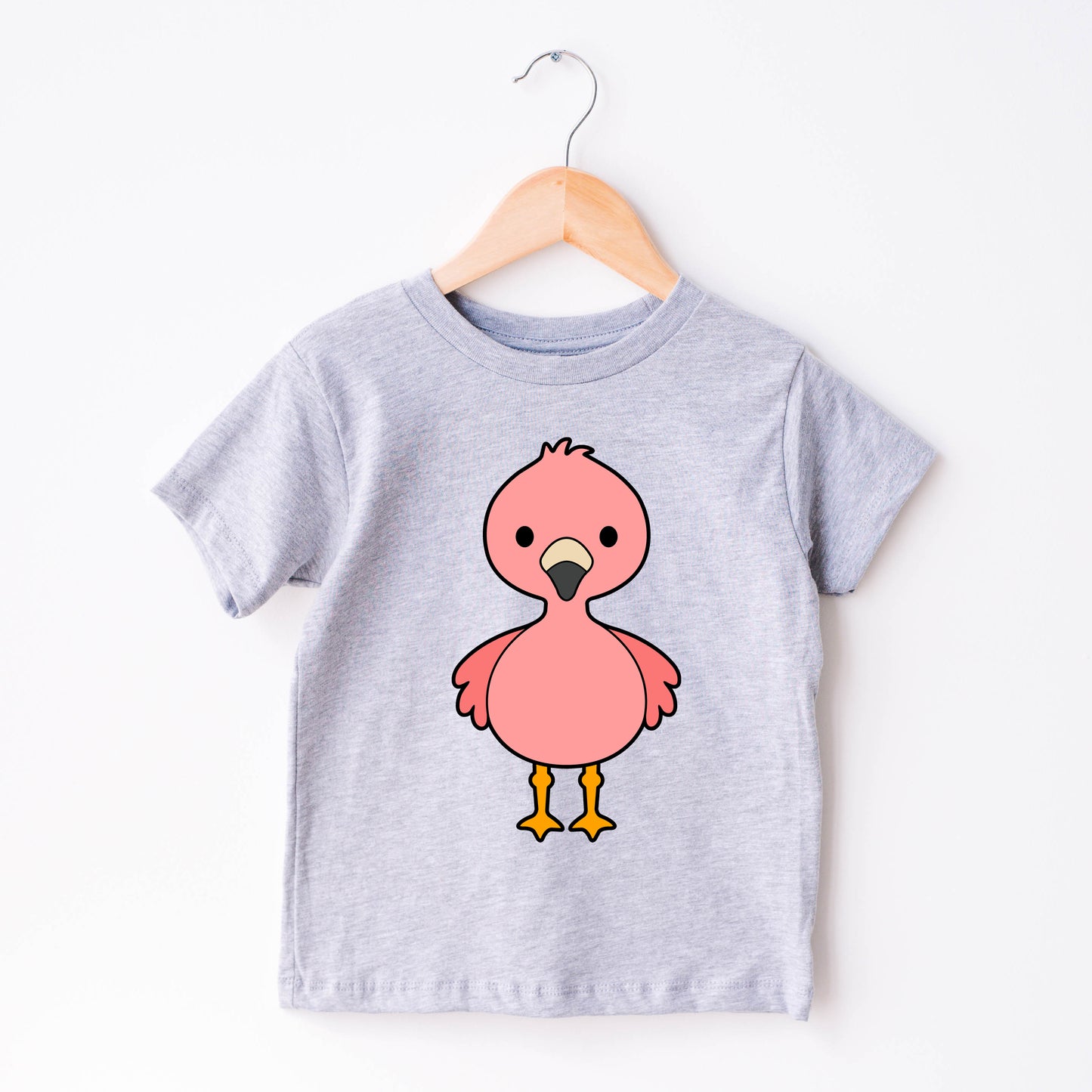 Baby Flamingo SVG, Flamingo Outline Clipart, Summer Tropical Cute Animal Flamingo Vector, Jungle Animals Bird Cutting files Digital Download