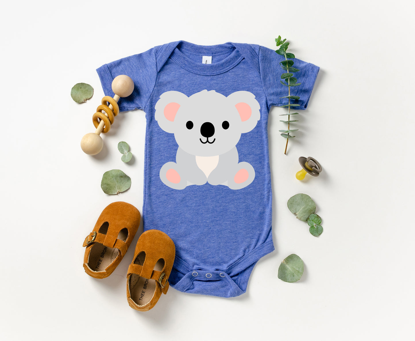 Baby Koala SVG, Koala Vector Files, Jungle Animal Clipart, Nursery Cute Animal Dxf, Kids Birthday Gift, Koala Cut Files Digital Download