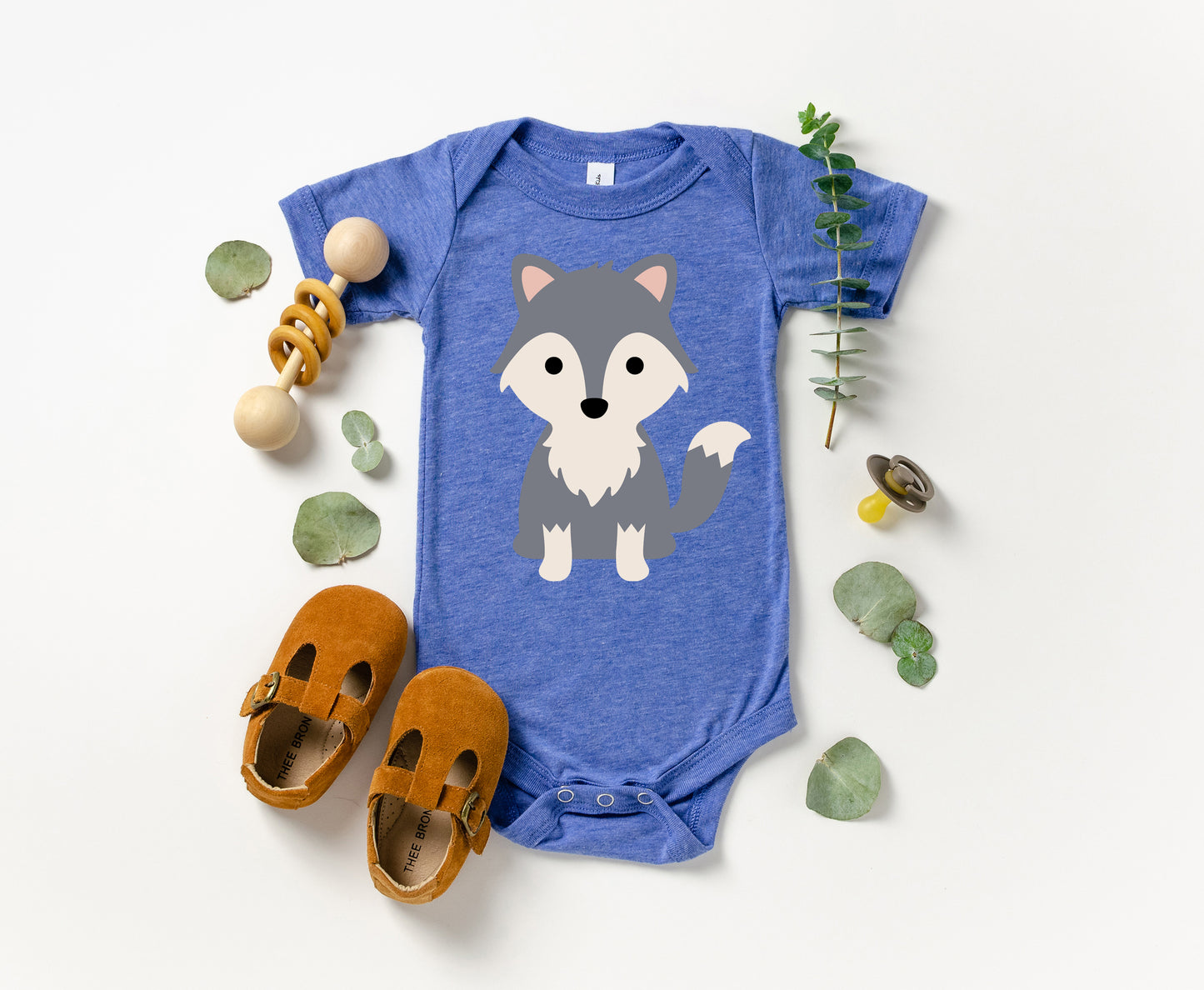 Baby Wolf svg, Cute Wolf svg, Wolf clipart, Woodland animal svg, Wolf Vector, Boy Girls Wolf birthday shirt Cut files Digital Download