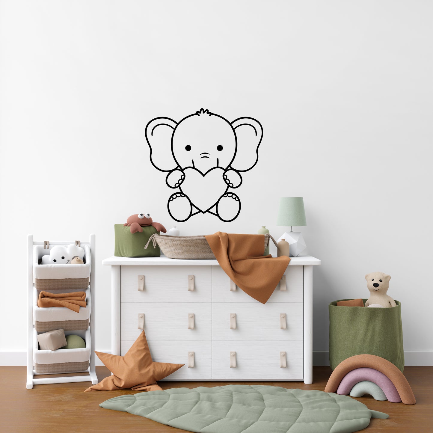 Elephant with Heart SVG, Valentine Elephant Vector, kids Elephant shirt PNG, Elephant clipart, Cute Elephant Cut files Digital Download