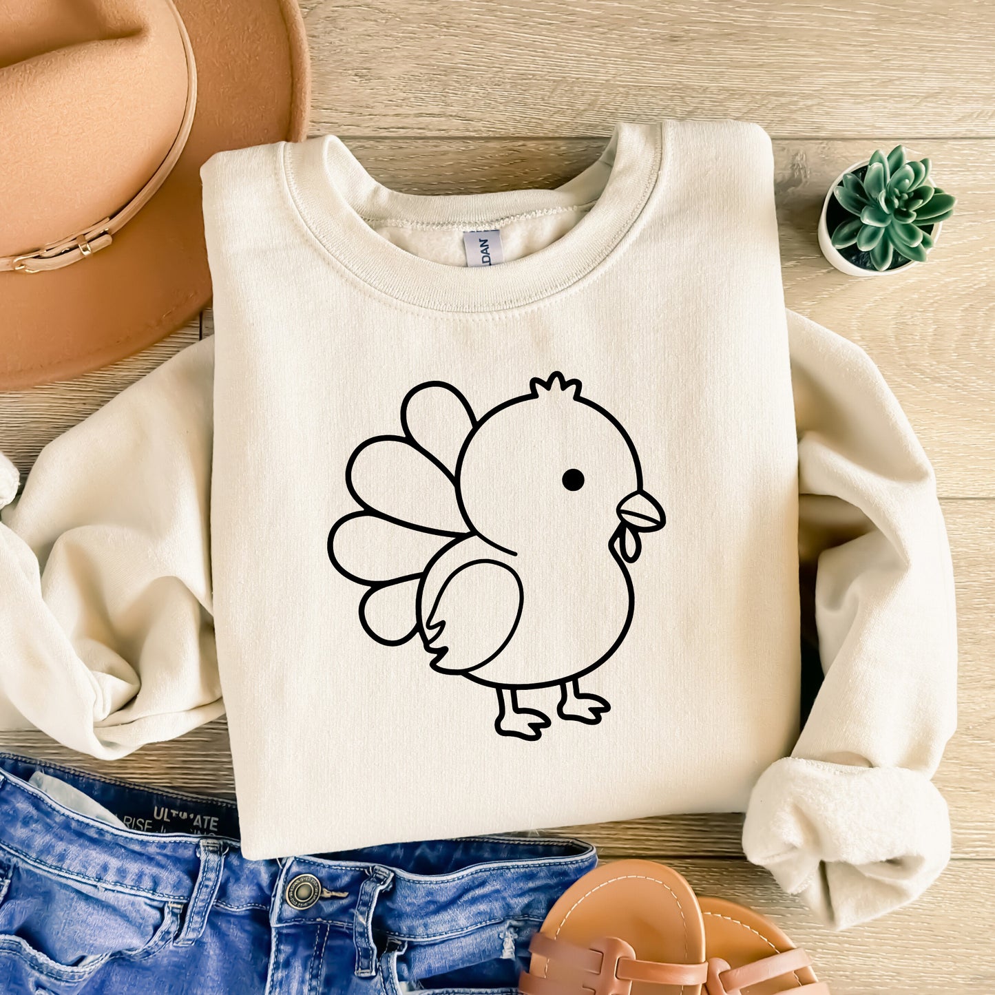 Thanksgiving Turkey SVG, Cute Turkey Vector, Baby Turkey Clipart, Cute Animal Cut file, Thanksgiving Day Cutting files Digital Download