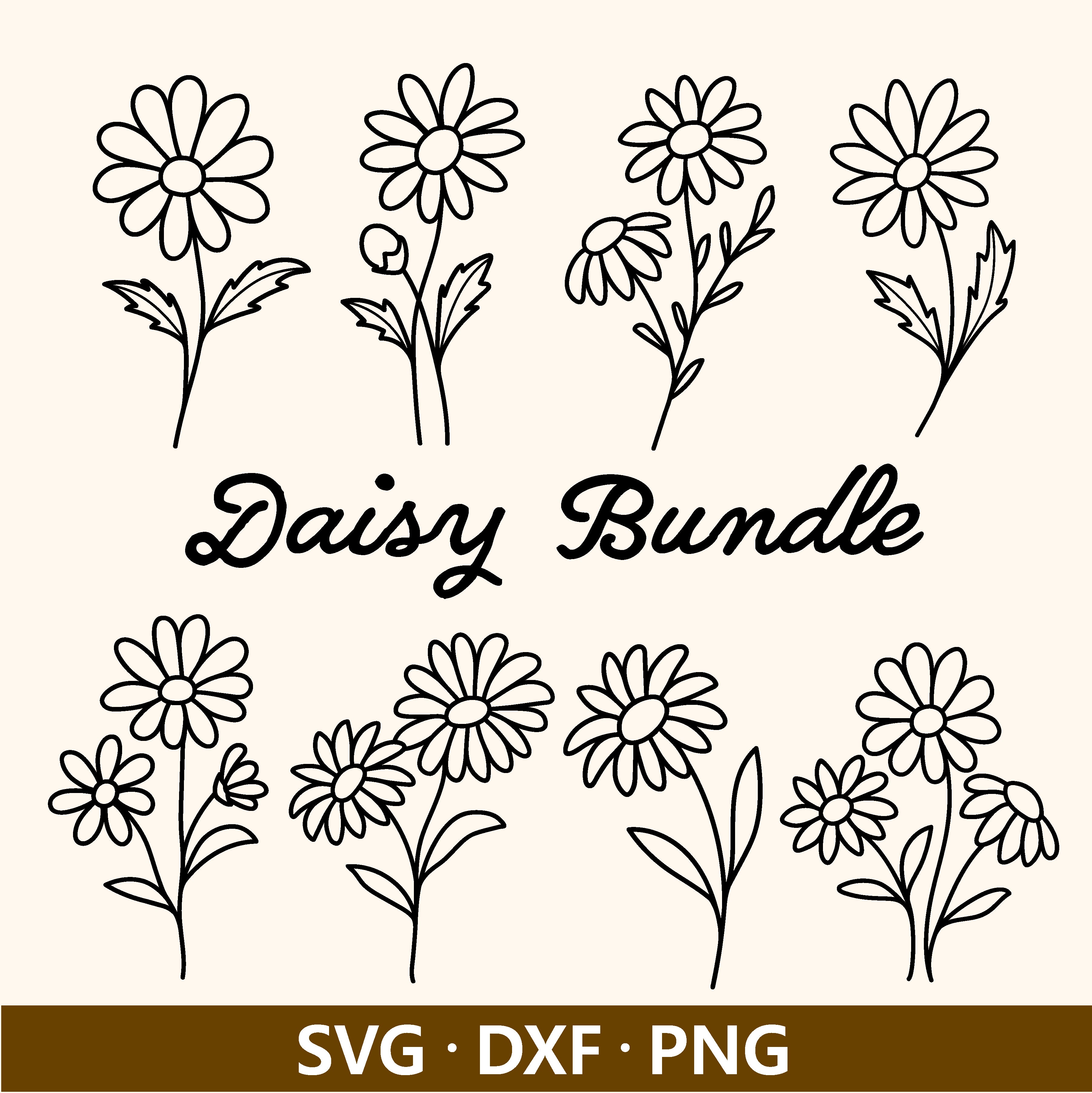 Daisy Flower Bundle (Digital Download) – INPAGE