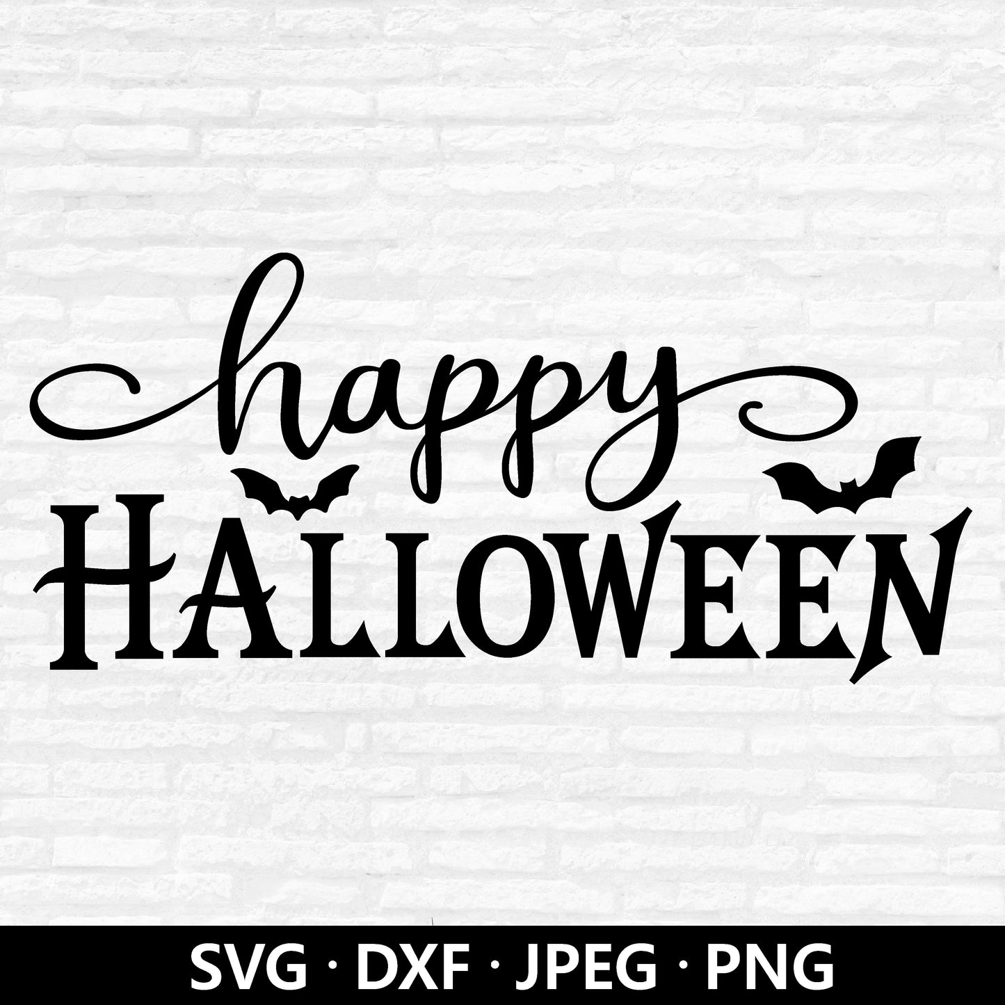 Happy Halloween SVG, Halloween day SVG, Halloween Sign Clipart, Fall season Cut file, Halloween Quotes Shirt Svg files Digital Download