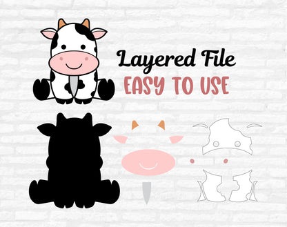 Farm Animals SVG, Animal SVG bundle, Cute Animals Clipart, Cow Horse Dog Rabbit Sheep Pig Chicken Duck Puppy Cut files Digital Download