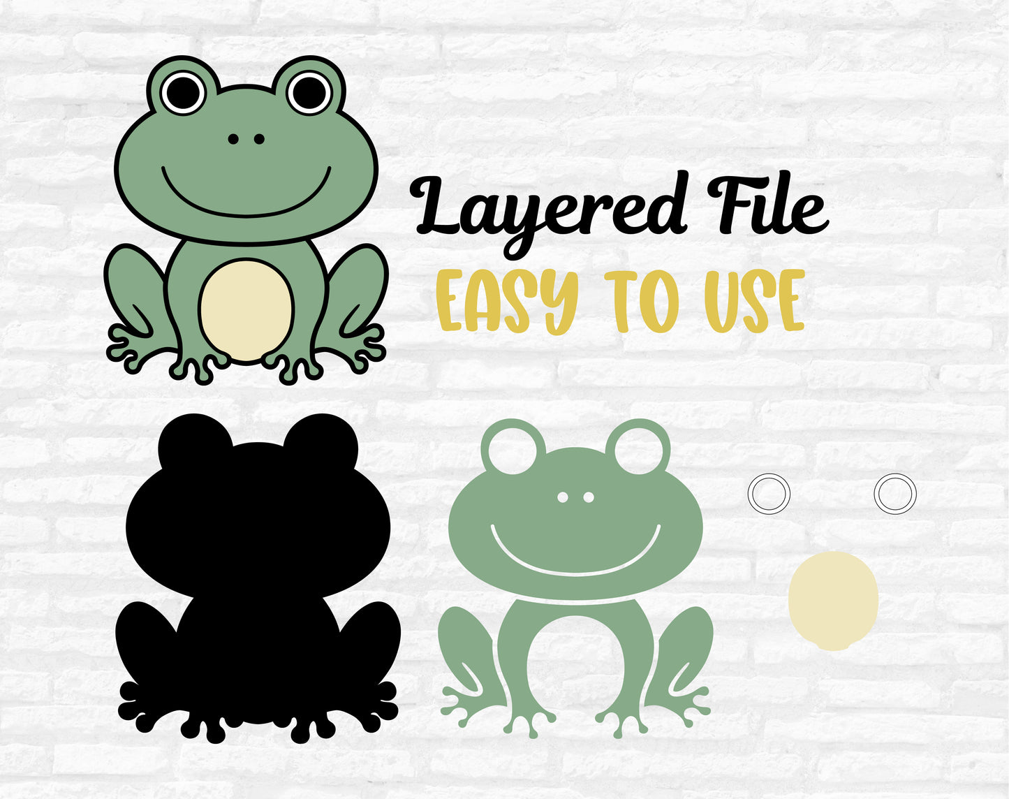 Frog SVG files, Cute Frog SVG, Frog Clipart, Baby Shower Shirt PNG, Frog Outline Vector, Cute Animals Frog cut files Digital Download