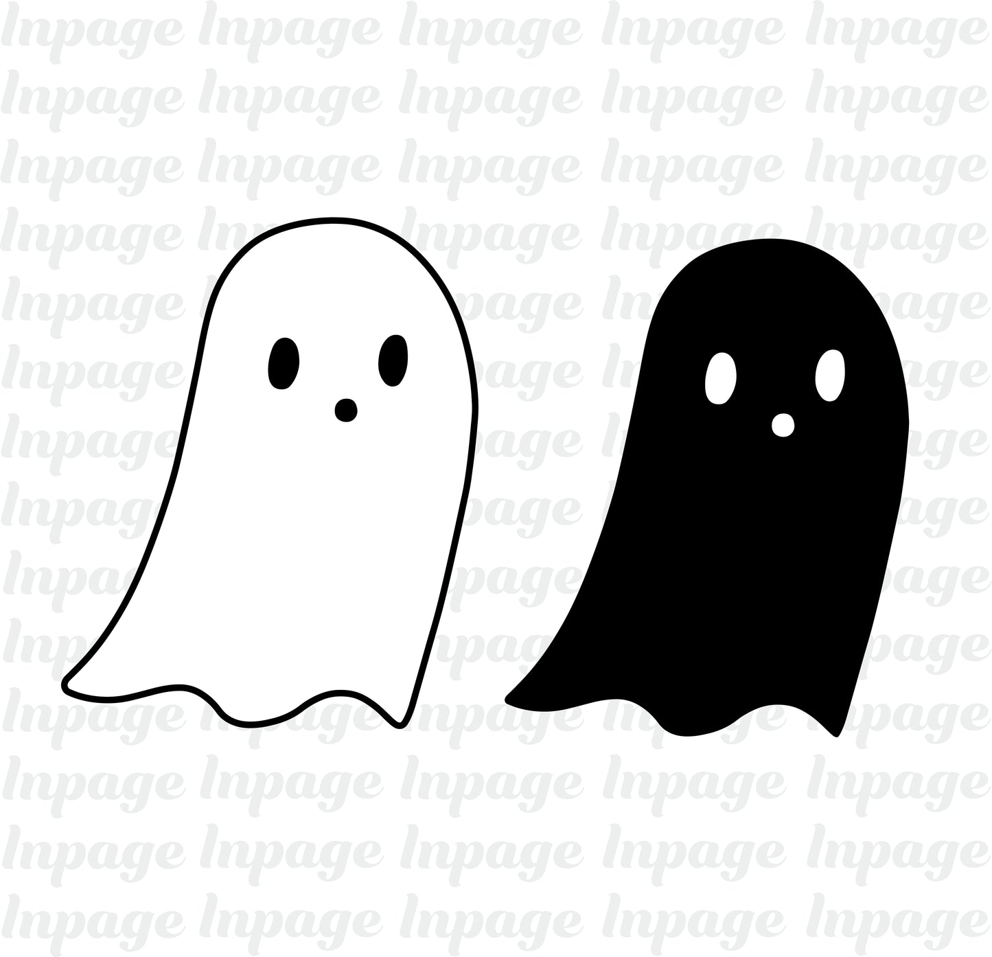 GHOST SVG, Halloween svg, Ghosts svg, Ghost svg bundle, Ghost Clipart, Cute ghost cut files, Halloween ghost Design Clipart Digital Download