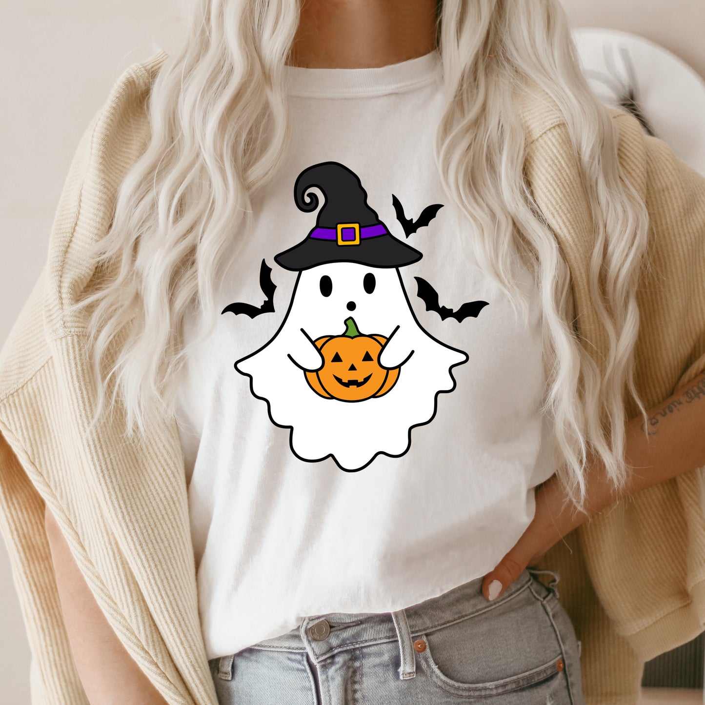 Ghost with Pumpkin (Digital Download)