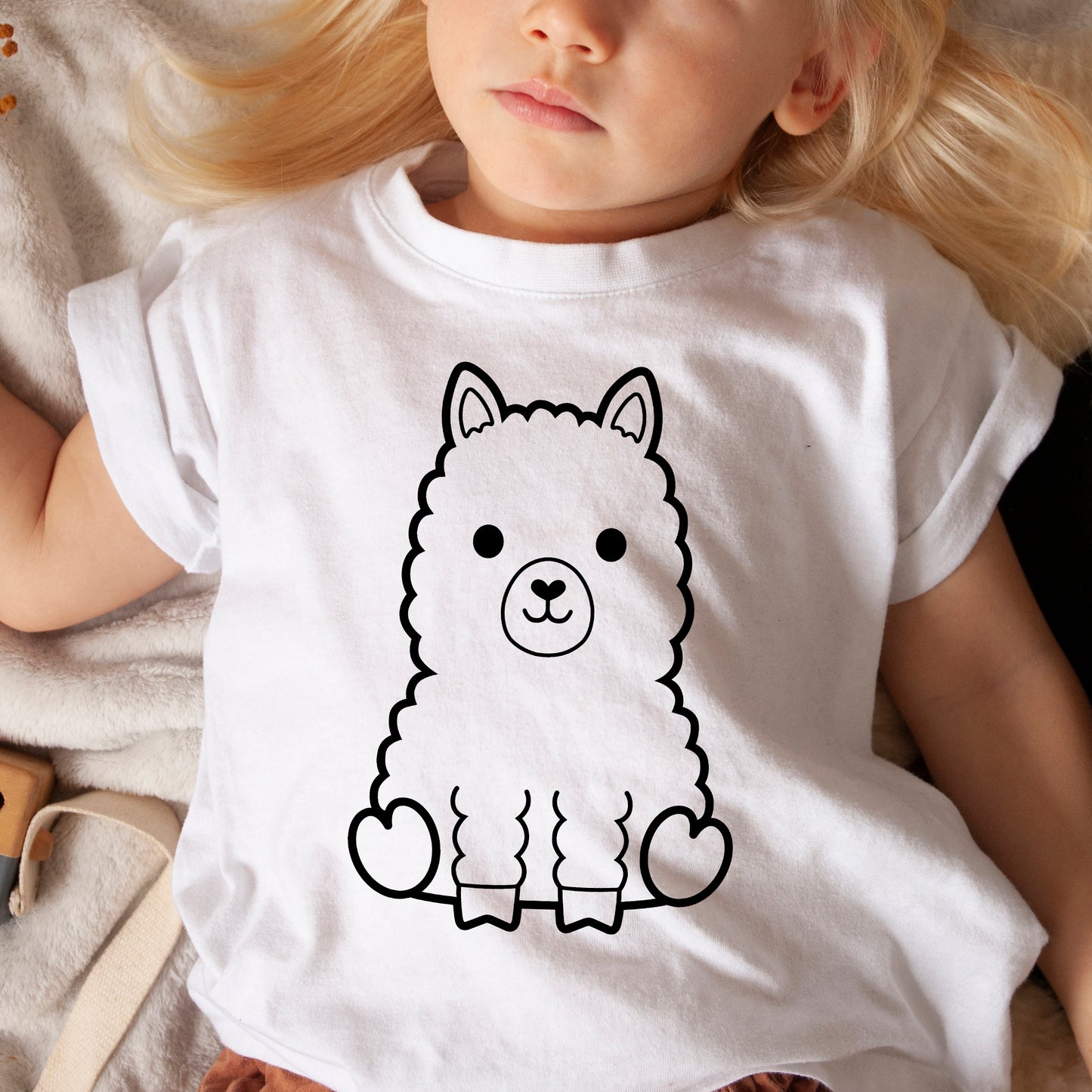 Cute Llama SVG, Llama Vector, Farm Animal design, Llama Outline Clipart, Kids Baby Animal Girl Shirt, Llama cut files Digital Download