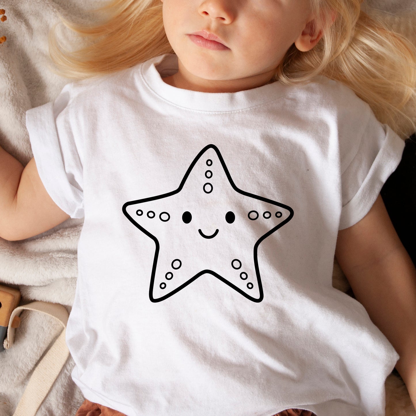 Cute Starfish SVG, Sea Animal Starfish Clipart, Baby Shower Shirt, Starfish Outline, Ocean Marine Beach Animal Cut files Digital Download