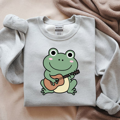 Cute Frog Playing Guitar (Digital Download)