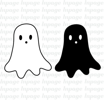 GHOST SVG, Halloween svg, Ghosts svg, Ghost svg bundle, Ghost Clipart, Cute ghost cut files, Halloween ghost Design Clipart Digital Download