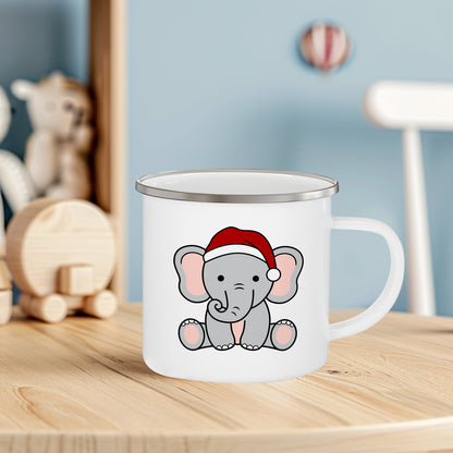 Christmas Elephant SVG, Cute Elephant Girl cut file, Holiday Elephant Clipart, Sitting Elephant Animal Cutting files Digital Download