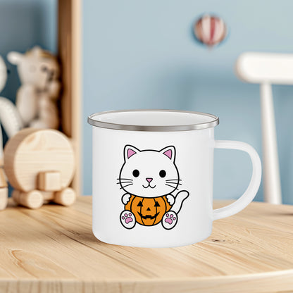 Halloween Cat SVG, Cute Cat with Pumpkin Vector, Halloween Day Clipart, Baby Kids Animal Shirt, Pumpkin face Cut files Digital Download