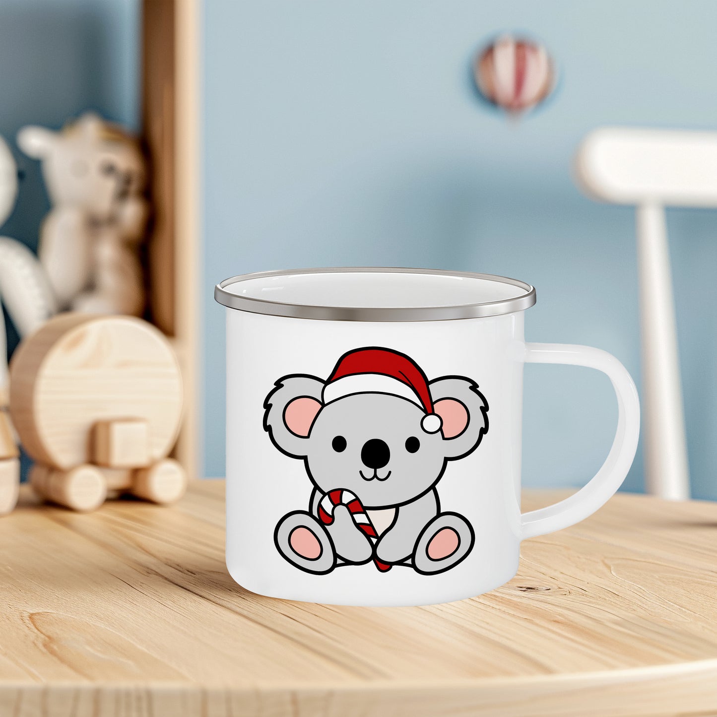 Christmas Koala SVG files, Koala Santa hat Vector, Christmas Cut File, Baby Koala Clipart, Christmas animal Cut files Digital Download