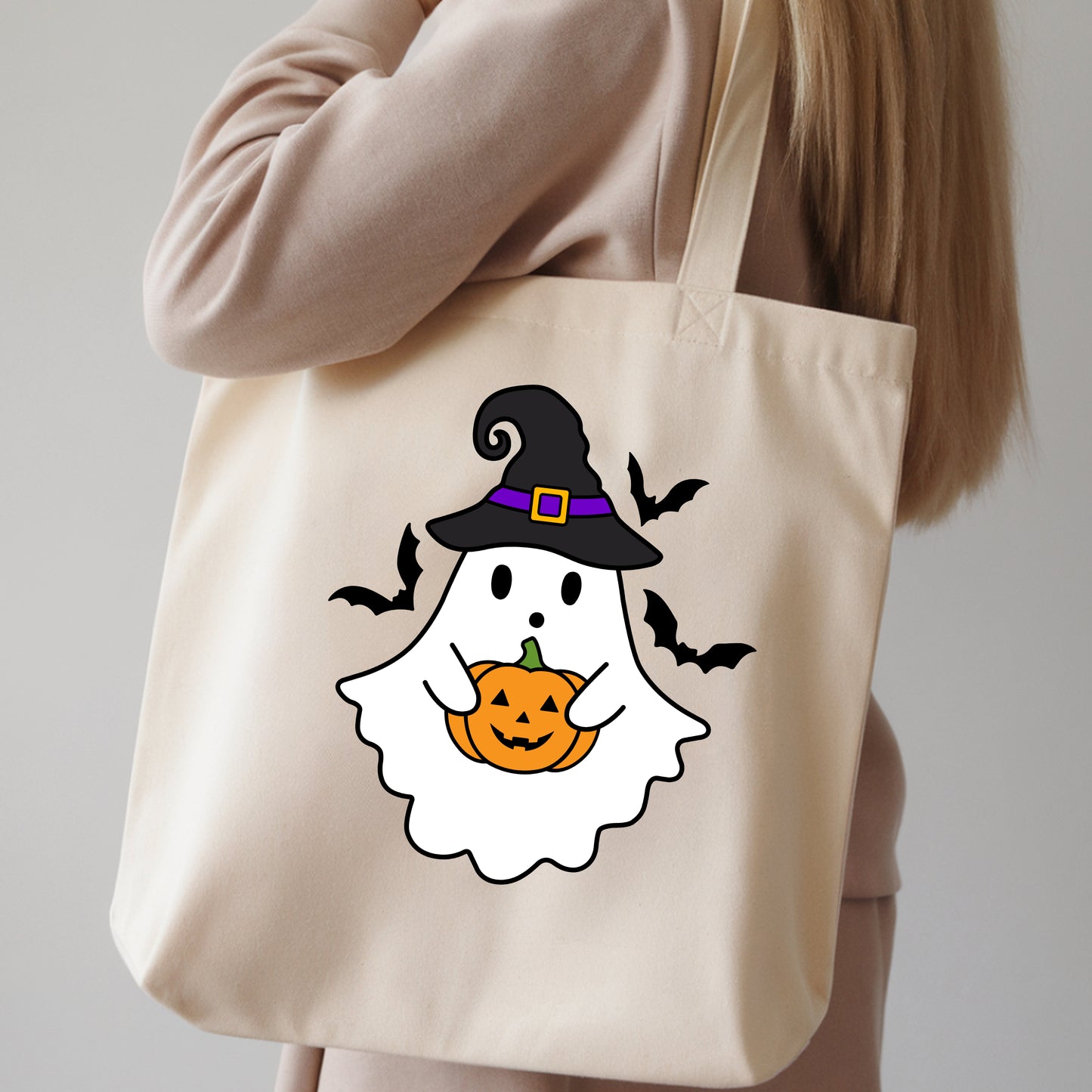 Ghost with Pumpkin (Digital Download)