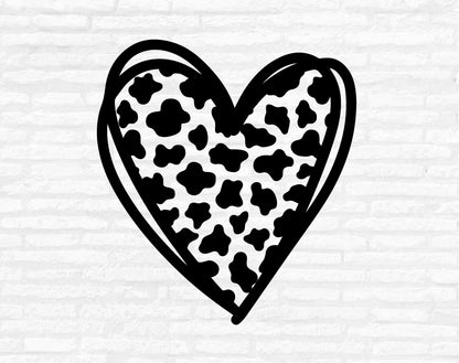 Animal Print Hearts SVG, Valentine Vector, Heart Bundle PNG, Leopard Print Heart Clipart, Valentines Day Heart Cut Files Digital Download