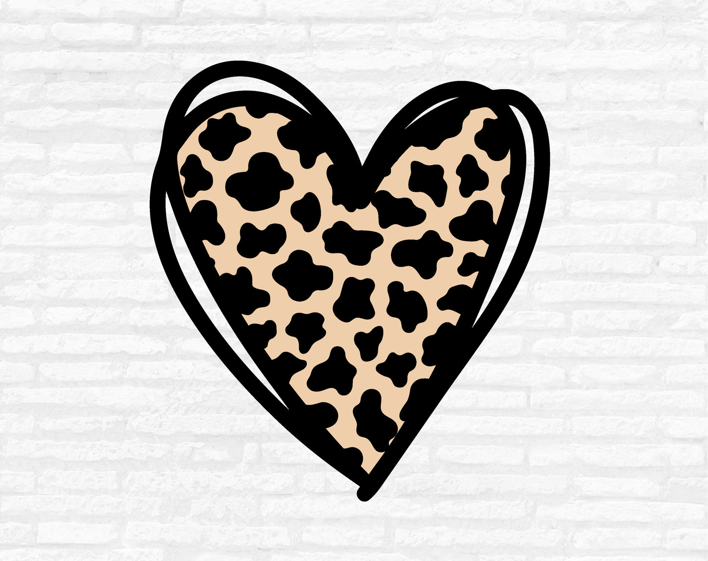 Animal Print Hearts SVG, Valentine Vector, Heart Bundle PNG, Leopard Print Heart Clipart, Valentines Day Heart Cut Files Digital Download