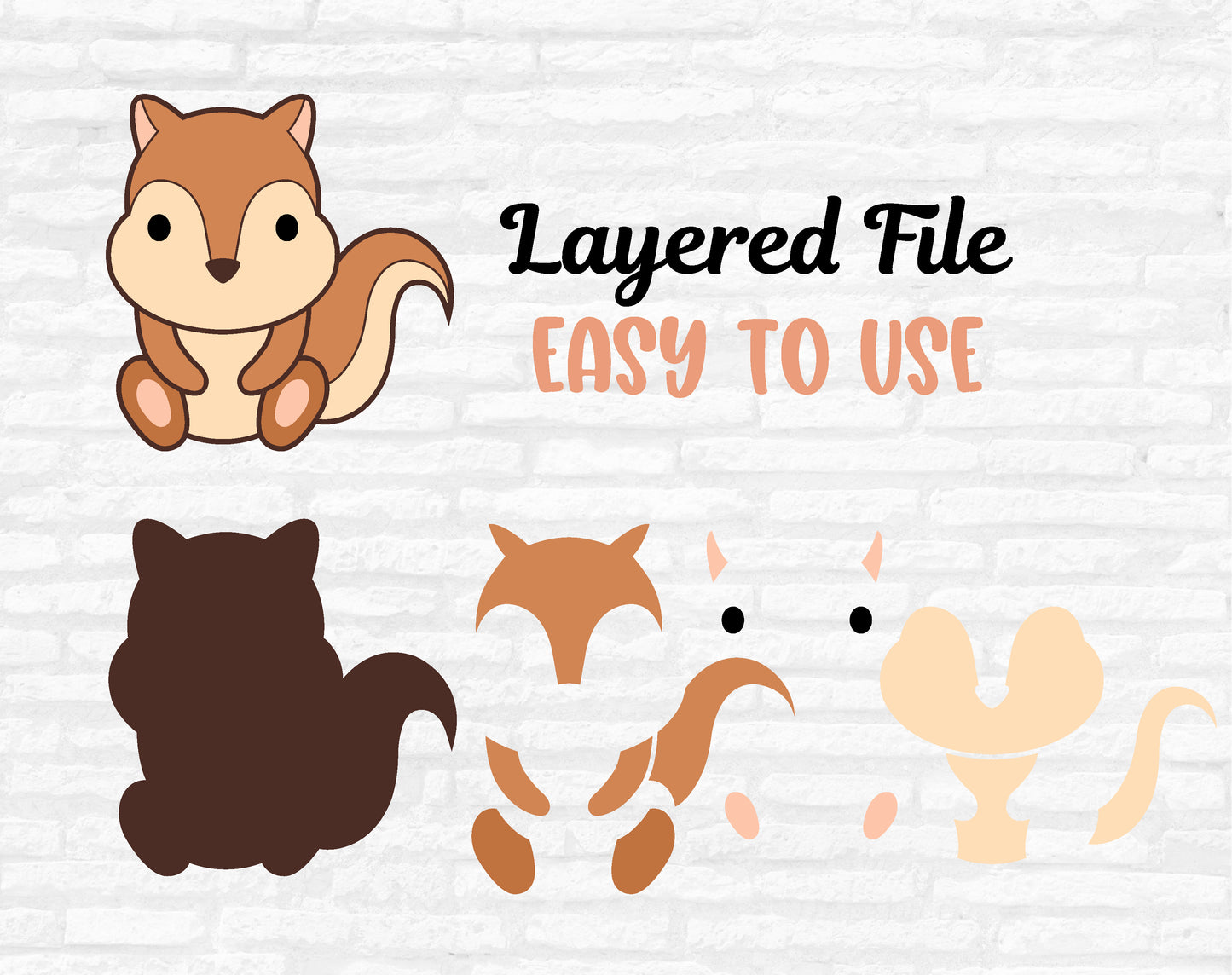 Cute Squirrel SVG, Squirrel Clipart, Woodland animals SVG, Baby animal Svg, Baby Shower SVG, Cute Squirrel Cut files Digital Download