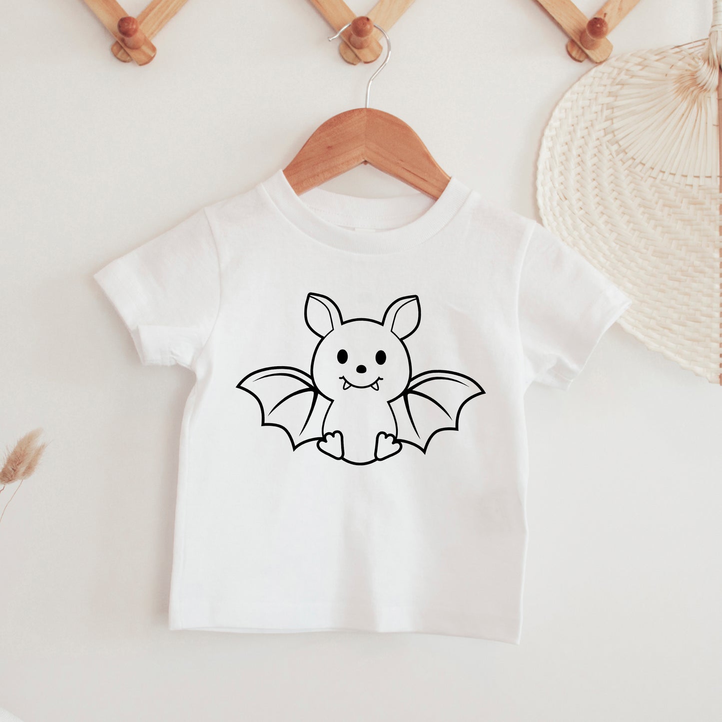 Cute Bat SVG, Halloween Bat Cutting Files, Spooky Season, Kids Shirt PNG, Bat Vector, Flying Bat Animal Outline Cut Files Digital Download