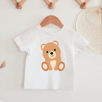 Baby Bear SVG, Cute Animal Clipart, Baby Shower Shirt PNG, Bear layered files, Safari animals Vector, Zoo Bear Cut files Digital Download