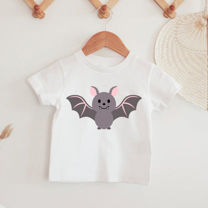 Cute Bat SVG, Halloween Bat Cutting Files, Spooky Season, Kids Shirt PNG, Bat Vector, Flying Bat Animal Outline Cut Files Digital Download