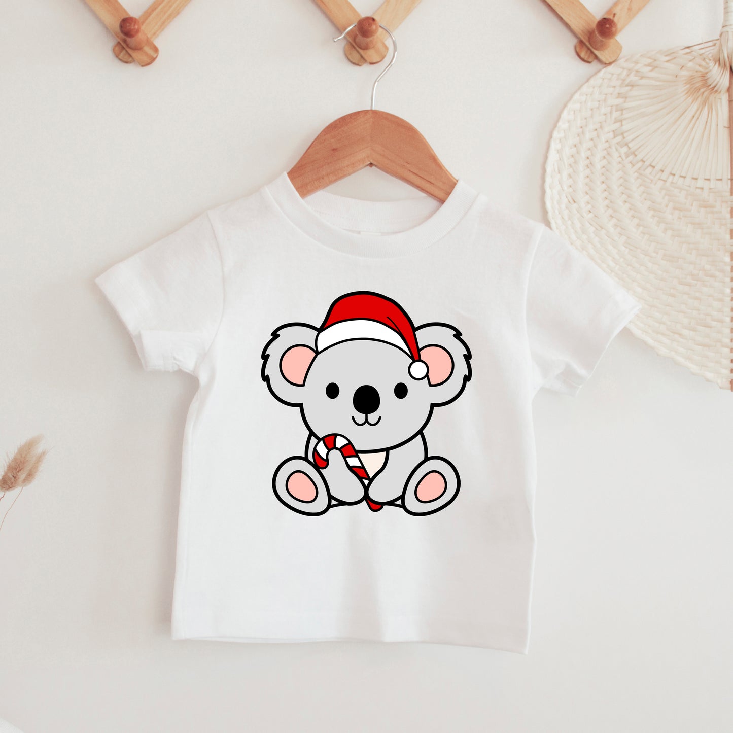 Christmas Koala SVG files, Koala Santa hat Vector, Christmas Cut File, Baby Koala Clipart, Christmas animal Cut files Digital Download