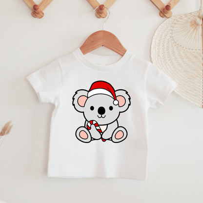 Christmas Koala SVG files, Koala Santa hat Vector, Christmas Cut File, Baby Koala Clipart, Christmas animal Cut files Digital Download