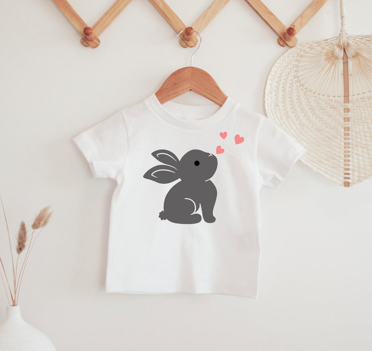 Cute Baby Bunny SVG, Easter Bunny DXF, Rabbit SVG, Baby Shower Shirt Png, Cute Animal Clipart, Bunny with heart Cut files Digital Download