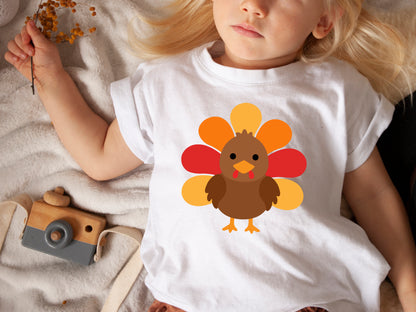 Thanksgiving Turkey SVG, Cute Turkey Svg, Turkey Shirt Svg, Turkey Clipart, Thanksgiving svg, Autumn svg, Turkey Cut Files Digital Download