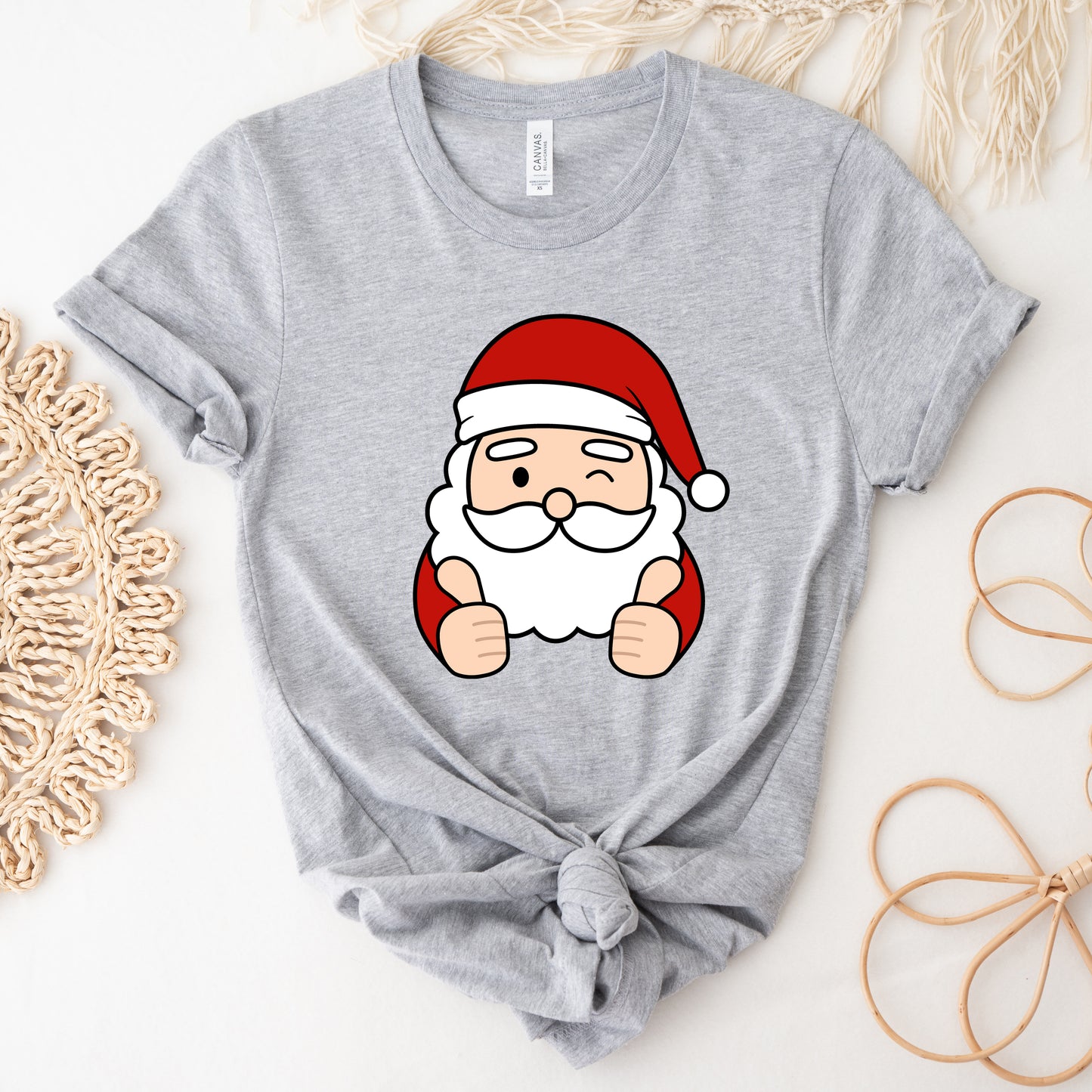 Cool Santa SVG, Funny Christmas Santa Claus Thumbs Up Clipart, Xmas Holiday Digital Download