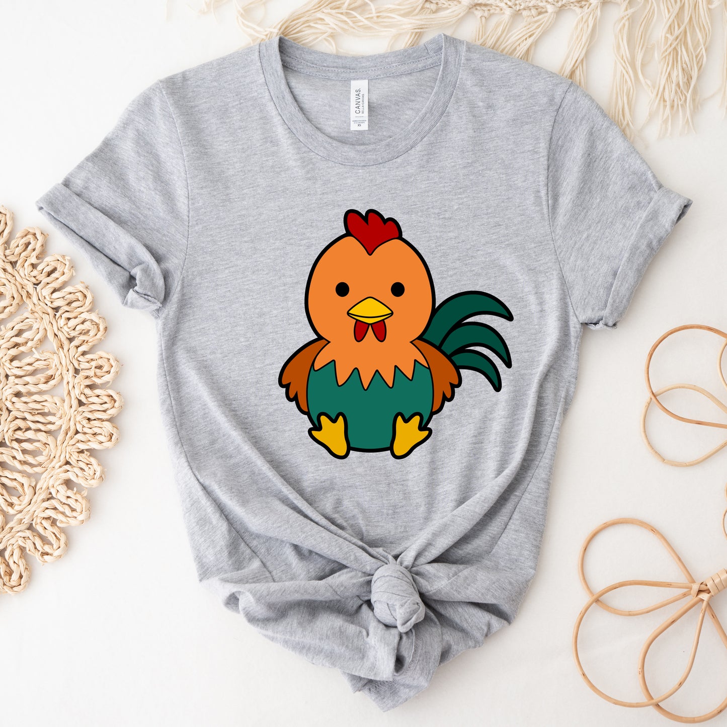 Cute Rooster SVG file, Rooster PNG, Chicken Clipart, Farmhouse Animal vector file, Baby Kids animal deco, Rooster Cut files Digital Download