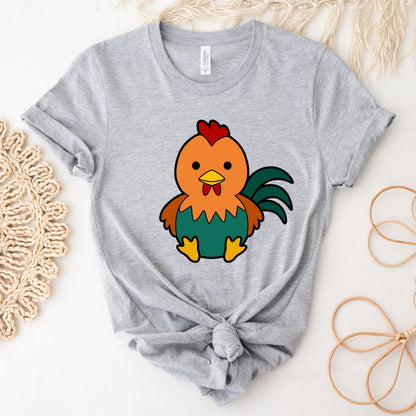 Cute Rooster SVG file, Rooster PNG, Chicken Clipart, Farmhouse Animal vector file, Baby Kids animal deco, Rooster Cut files Digital Download