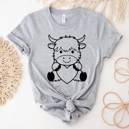 Highland Cow Outline (Digital Download)