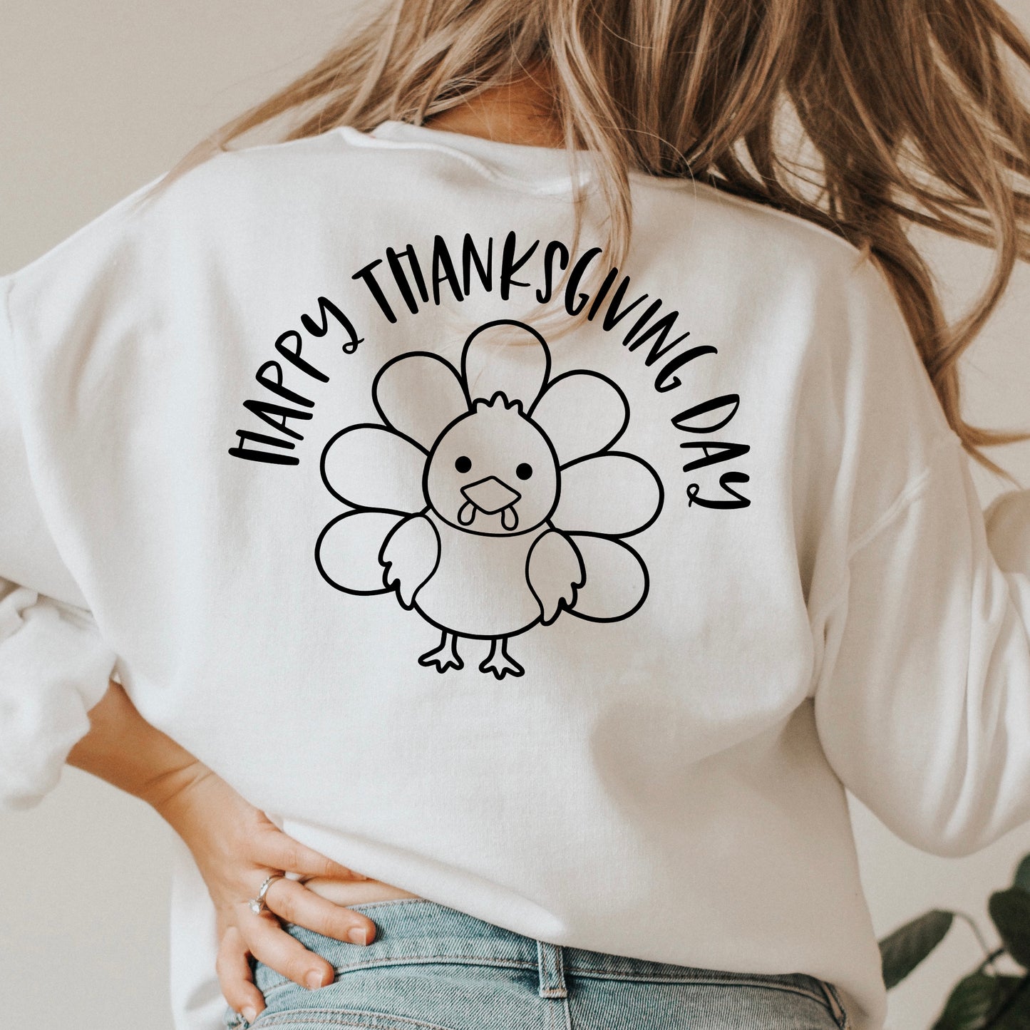 Happy Thanksgiving Day SVG, Cute Turkey SVG, Fall Thanksgiving shirt PNG, Turkey Cut Files Clipart, Thanksgiving Decor svg Digital Download