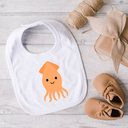 Cute Squid SVG, Sea Animals, Squid Clipart, Baby Shower Shirt PNG, Squid Outline DXF, Ocean Marine Beach Animal Cut files Digital Download