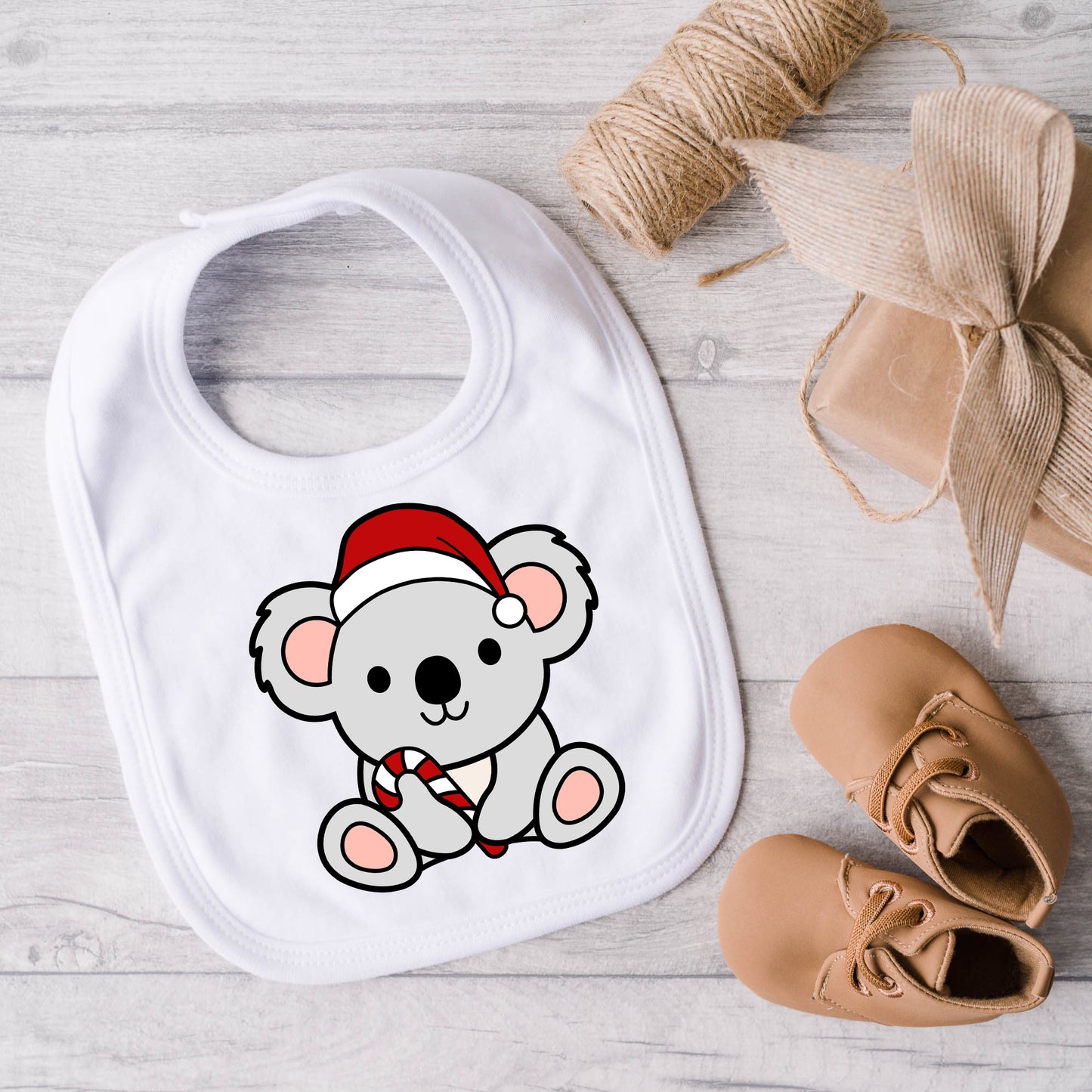 Christmas Koala SVG files, Koala Santa hat Vector, Christmas Cut File, Baby Koala Clipart, Christmas animal Cut files Digital Download