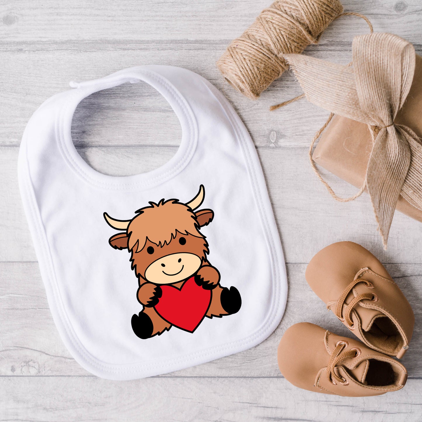 Highland Cow Heart (Digital Download)