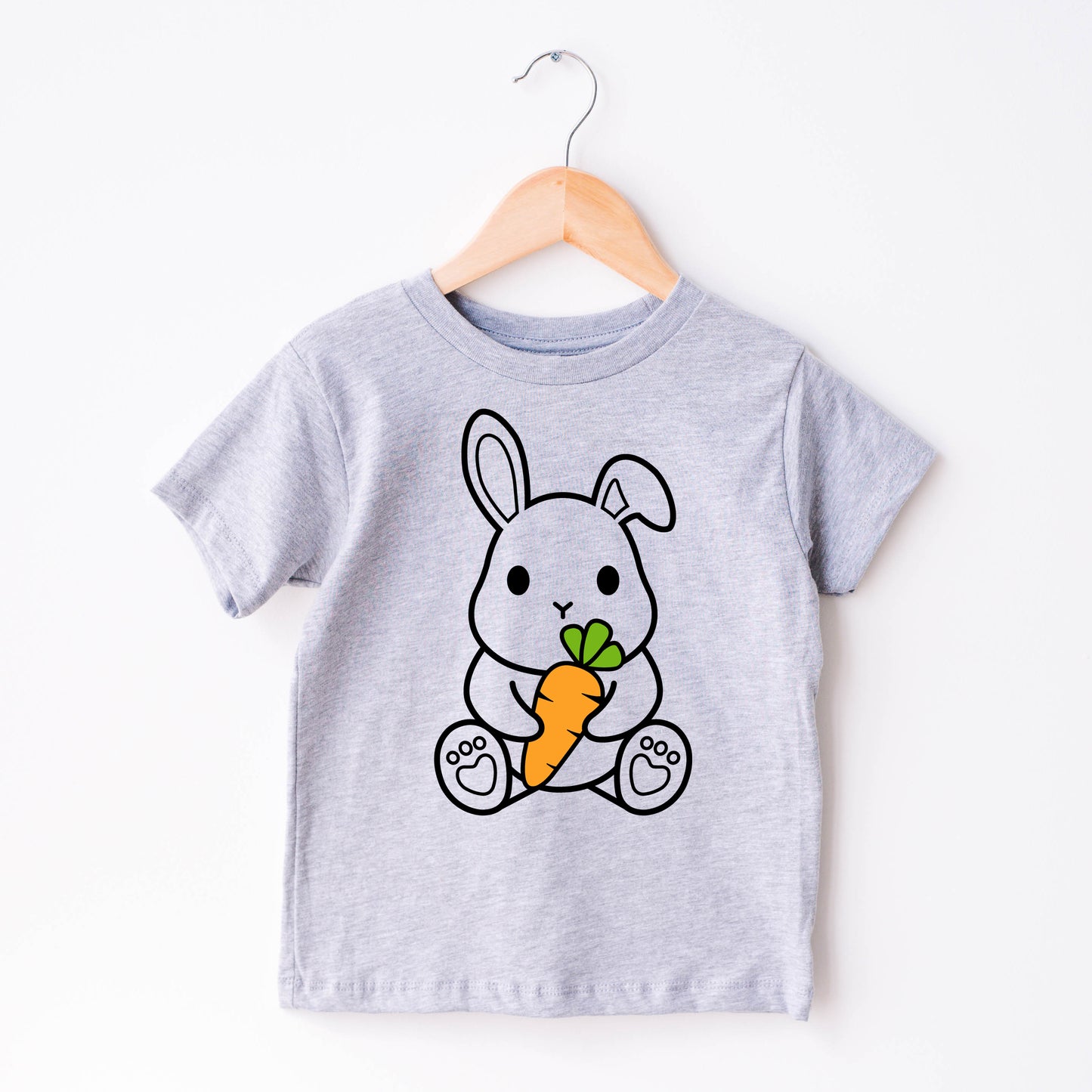 Bunny Carrot SVG, Easter Bunny with Carrot Vector, Kids Baby Rabbit Shirt, Carrot PNG, Easter Clipart, Cute Bunny Cut files Digital Download