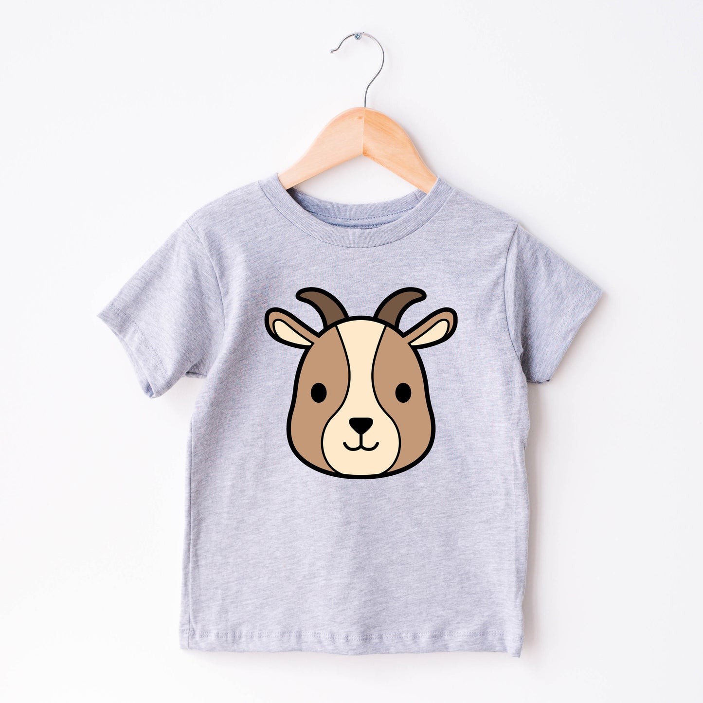 Goat Face Svg, Cute Goat Vector, Goat Head PNG, Boy Girl Kid Goat Farmhouse Clipart, Cute animal SVG, Baby Goat Cut files Digital Download