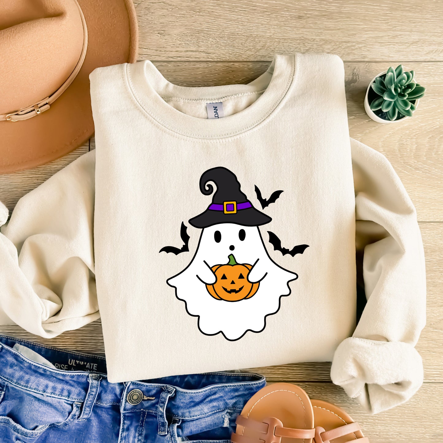 Ghost with Pumpkin (Digital Download)
