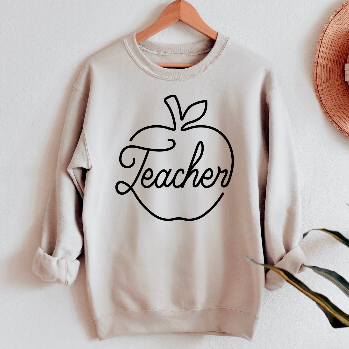 Teacher Apple SVG, Teacher Clipart, Back To School, Teacher Hand drawn letter, Apple clipart, Teacher Shirt Cut files Digital Download