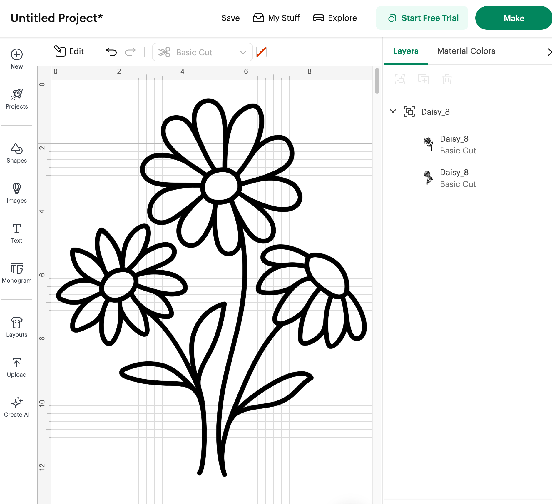 Daisy Flower Bundle (Digital Download) – INPAGE