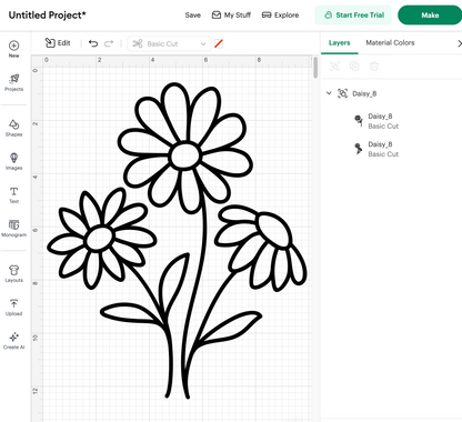 Daisy Flower Bundle (Digital Download)