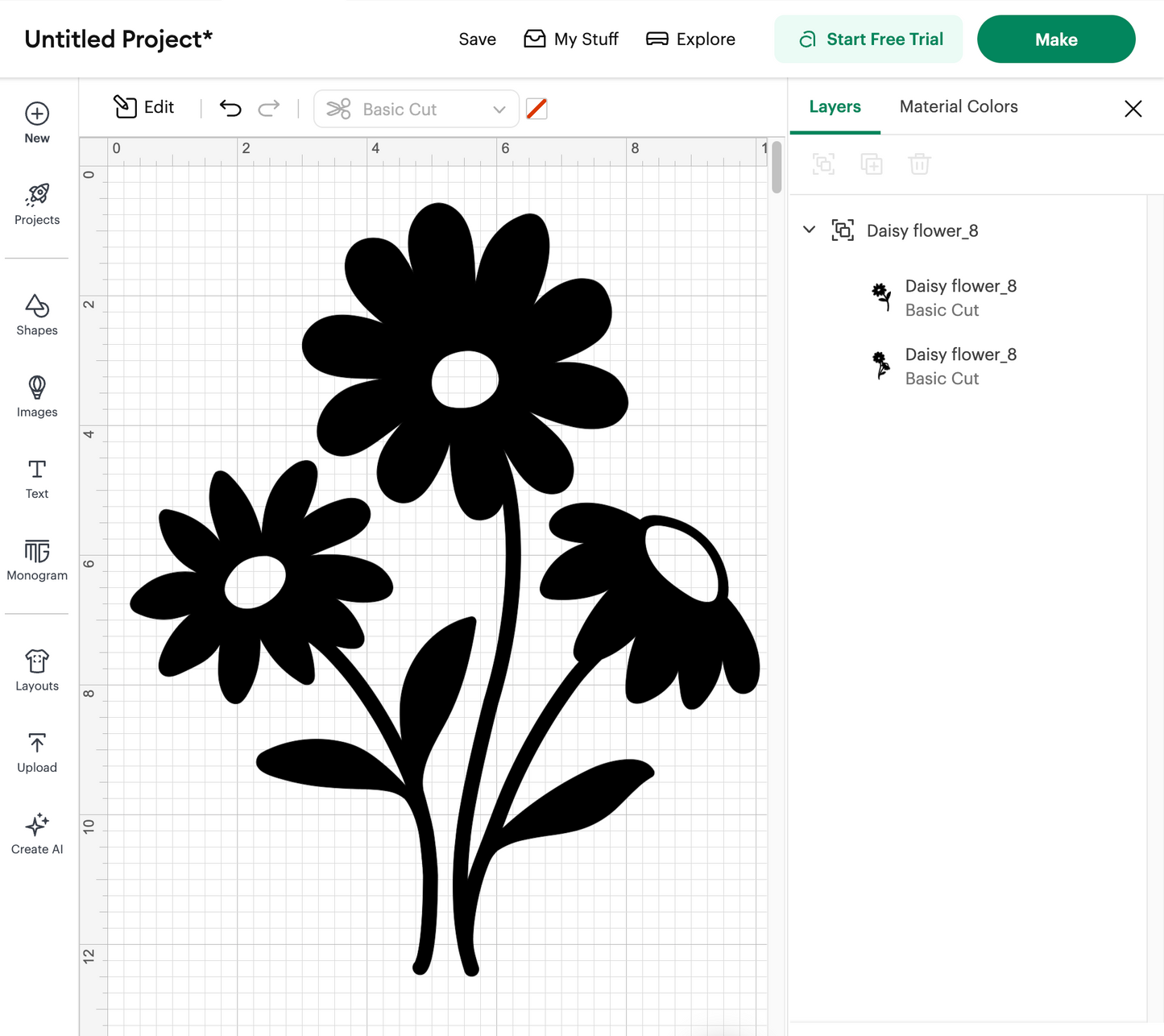 Daisy Flower Bundle (Digital Download)