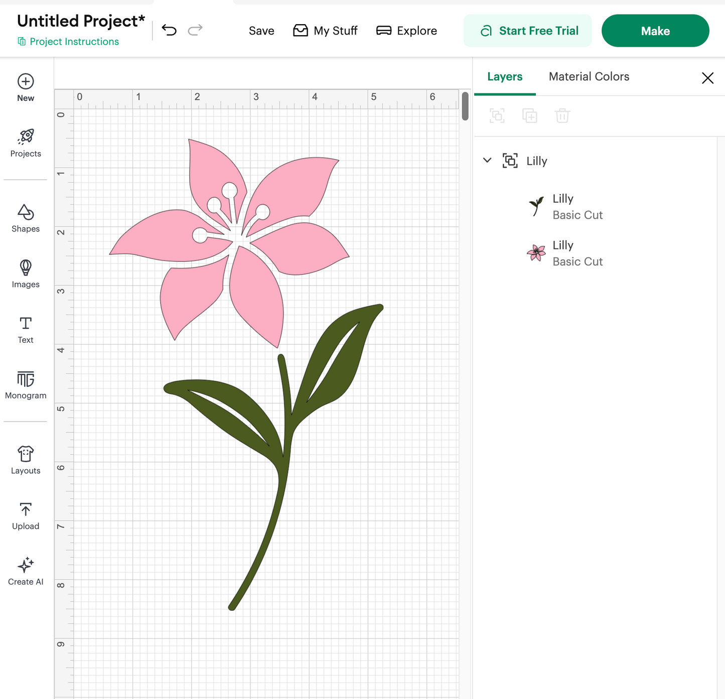 Lilly Flower (Digital Download)