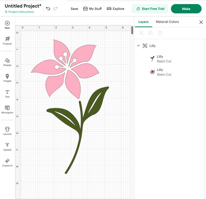 Lilly Flower (Digital Download)